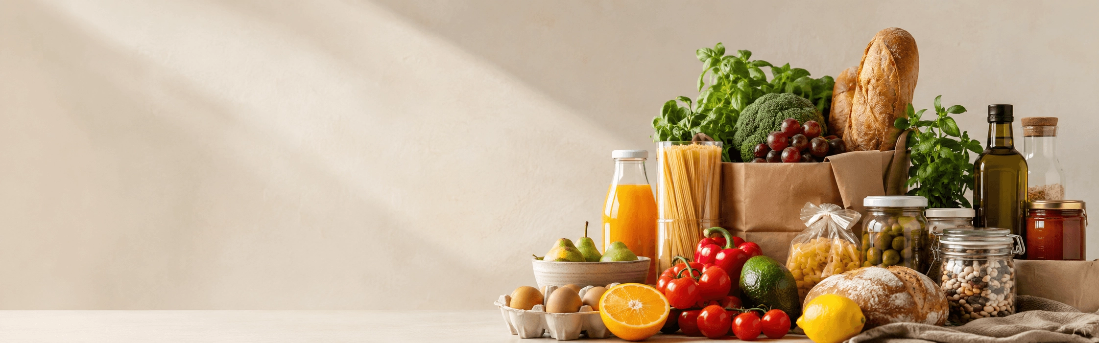 Free Grocery & Food Fresh Market Banner for eCommerce storefronts