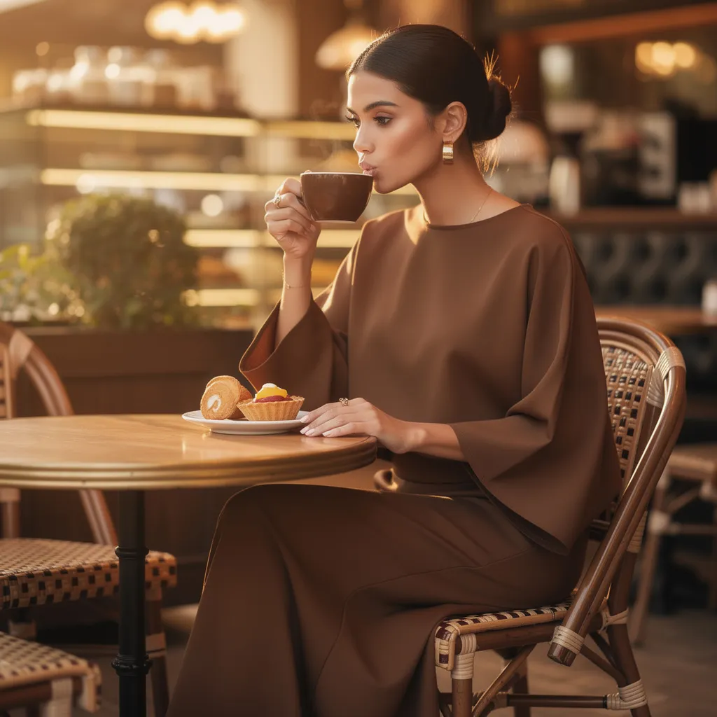 High-Waisted Long Skirt Set 2