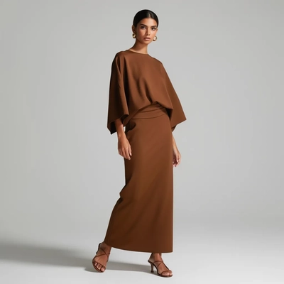 Luxurious Autumn Long Skirt Set