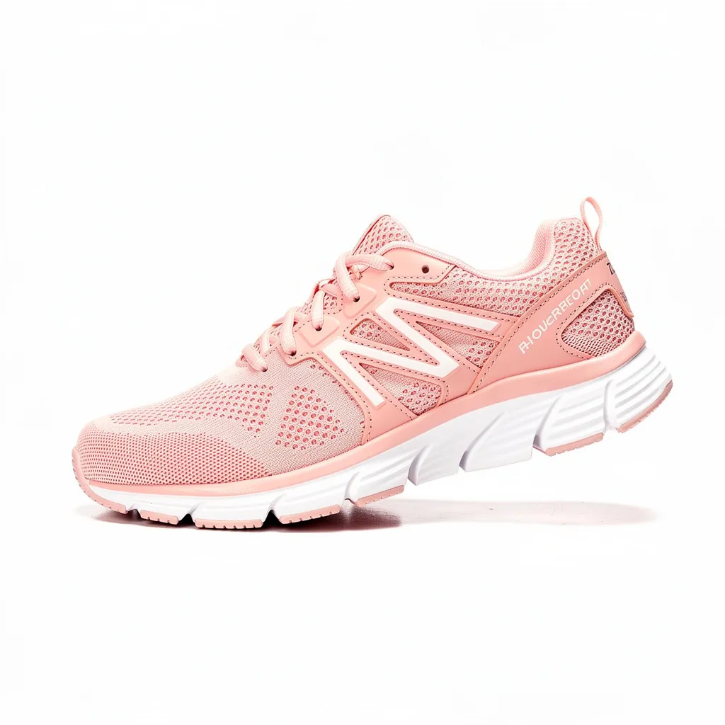 Tênis feminino de treino rosa, vista 5