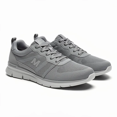 Men's Gray Sneakers - Visual Storytelling