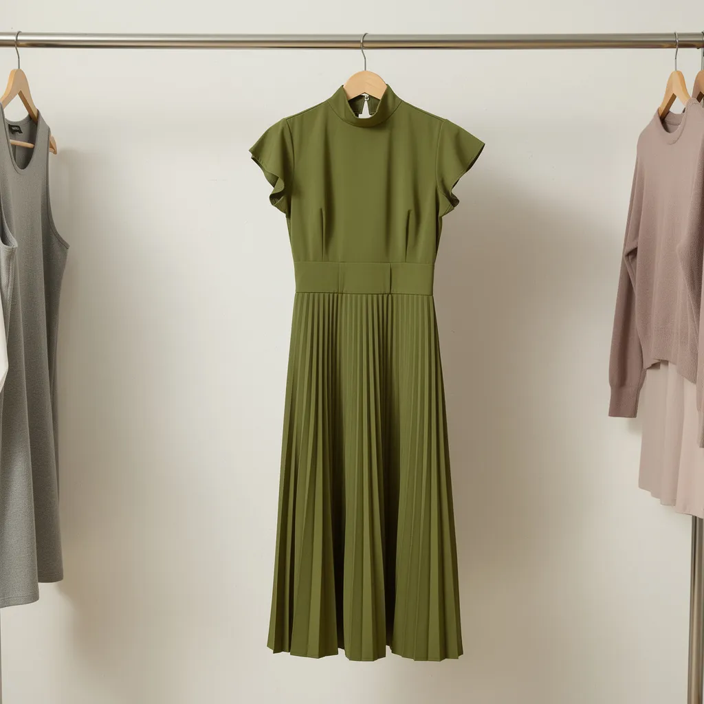 Vestido elegante com gola alta, vista 8