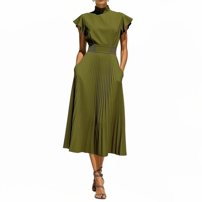 Elegant Stand Collar Dress Collection