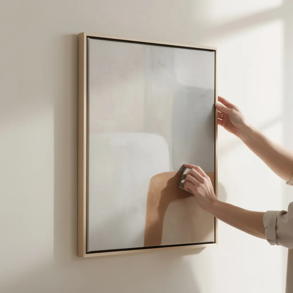 Quadro decorativo moderno com arte abstrata, vista 6